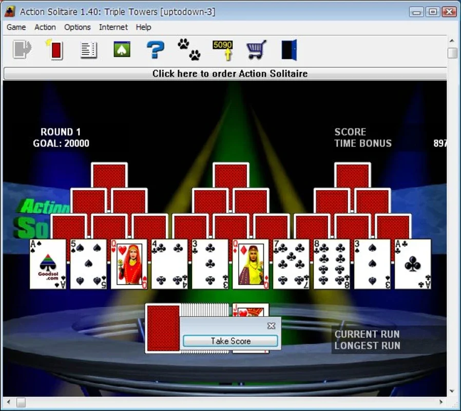 Action Solitaire for Windows - A Fun and Engaging Game