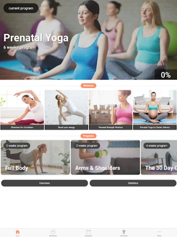 Pregnancy Workout Program for Android: Safe Trimester Workouts