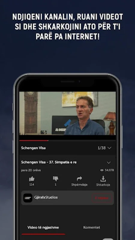 gjirafaVideo for Android: Diverse Video Content Hub