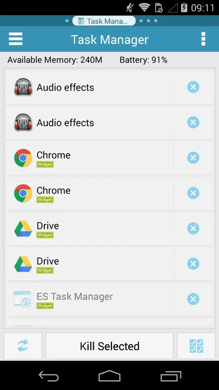 ES Task Manager (Task Killer) for Android - Optimize Device Performance