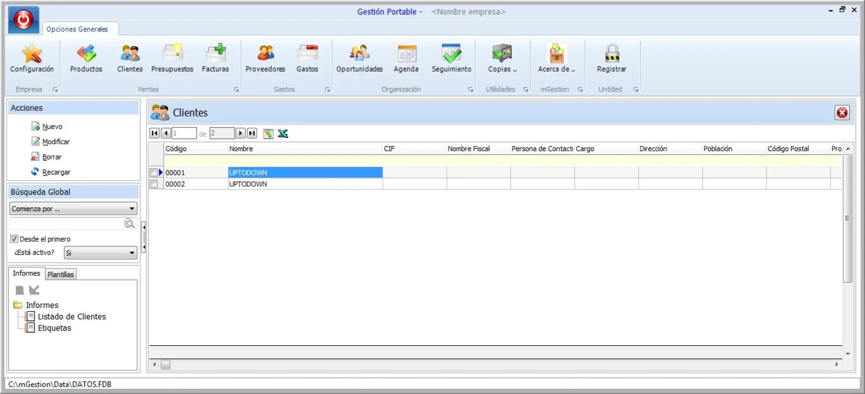 Gestión Portable for Windows - Manage Your Business Easily