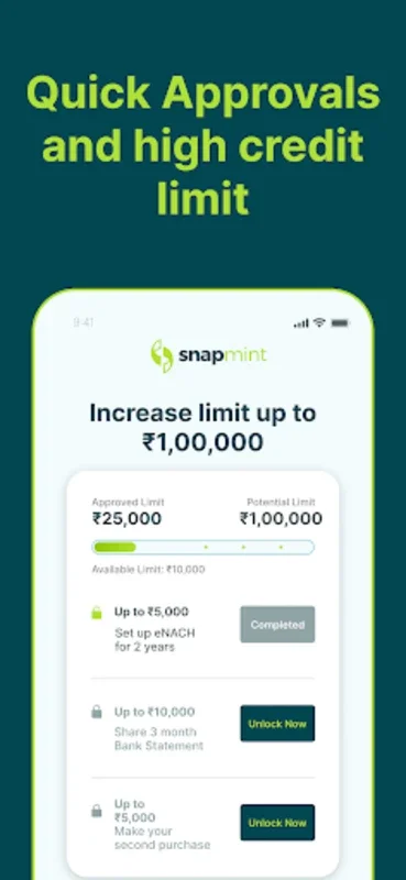 Snapmint for Android - Shop Now, Pay Later