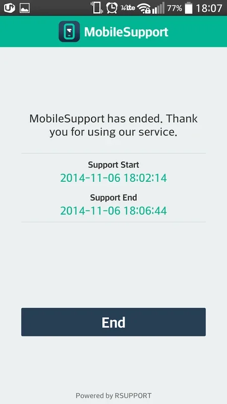 MobileSupport for Android: Real - Time Remote Mobile Support