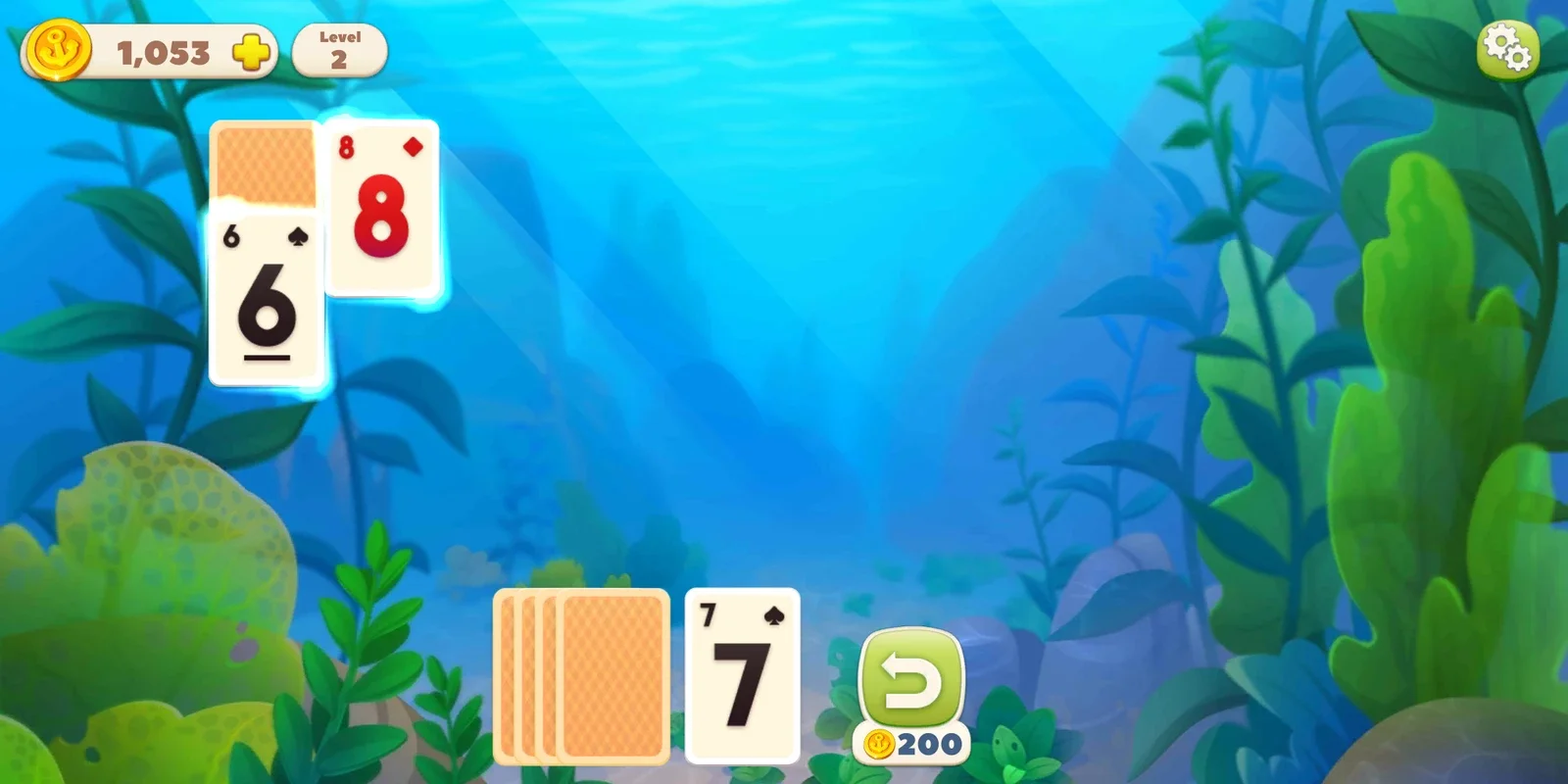 Undersea Solitaire Tripeaks for Android - No Download Needed