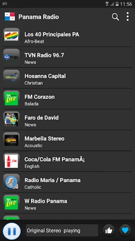 Radio Panama - AM FM Online for Android: Diverse Radio Stations