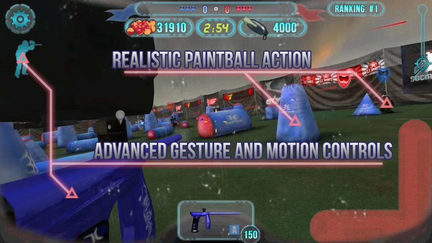 Fields of Battle for Android - Intense Paintball Action