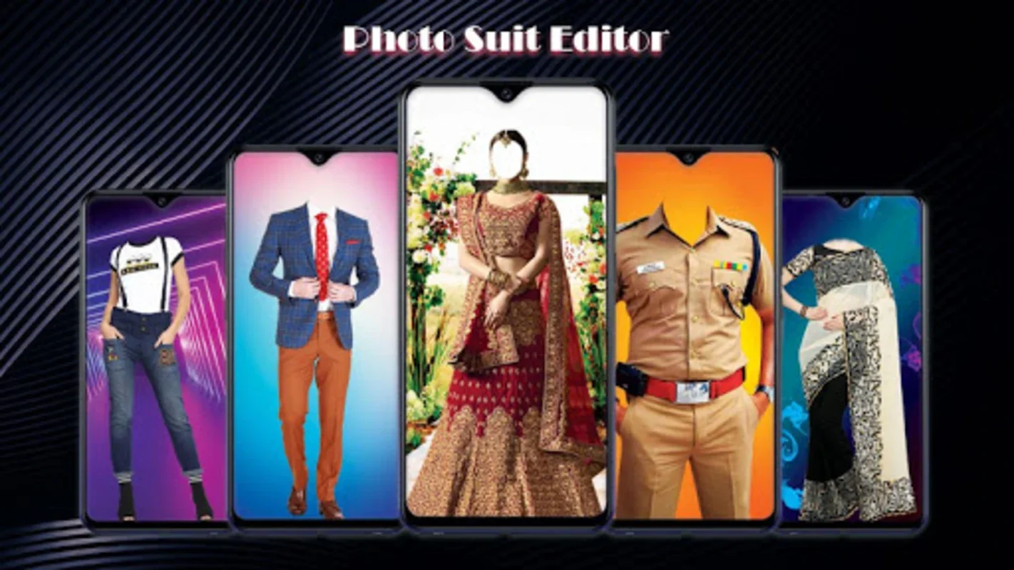 Photo Suit Editor Men Women for Android - Stylish Virtual Outfits