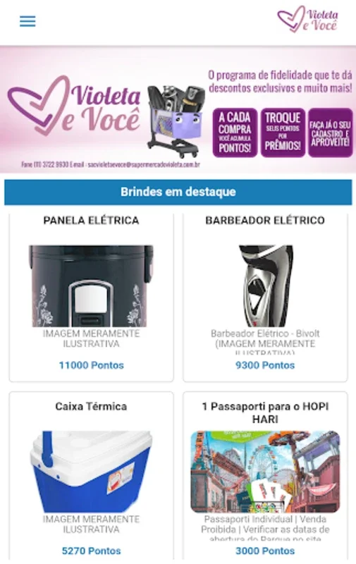 Violeta e Você for Android - Unlock Exclusive Discounts