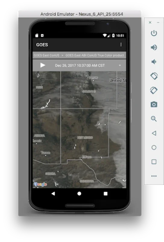 GOES for Android: Explore Space Science