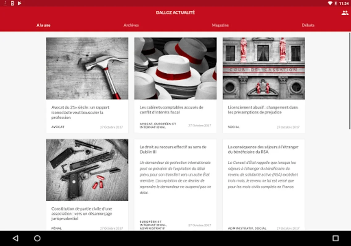 Dalloz actualité for Android - Comprehensive Legal Insights