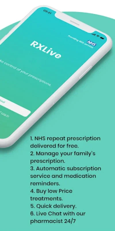 RXLive for Android - Streamlining NHS Repeat Prescriptions