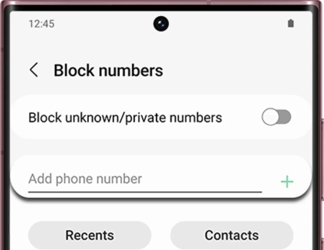 Samsung Blocked calls-msgs for Android - Block Unwanted Calls