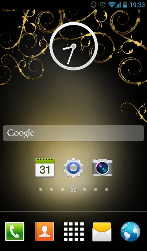 Elegant Gold Keyboard for Android - Stylish Typing