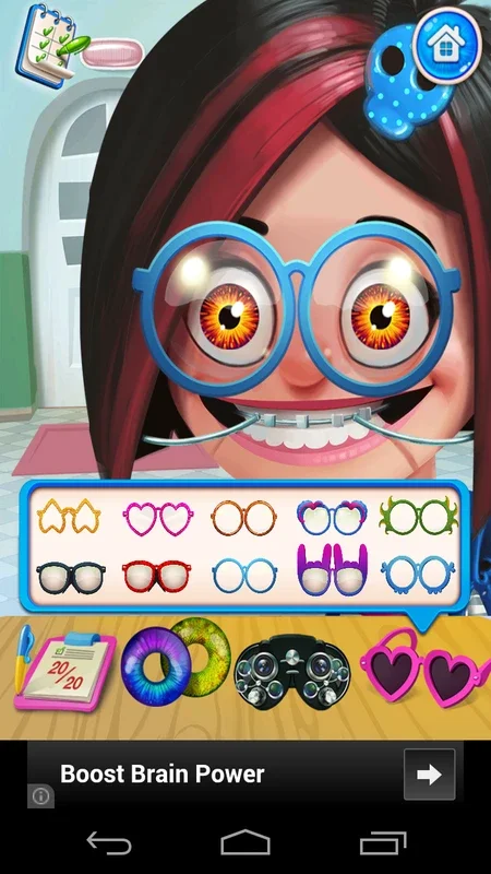 Crazy Eye Clinic for Android - A Fun Eye Doctor Game for Kids