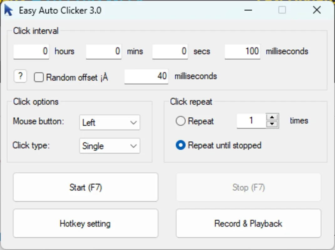 Easy Auto Clicker: Automate Mouse Clicks on Windows