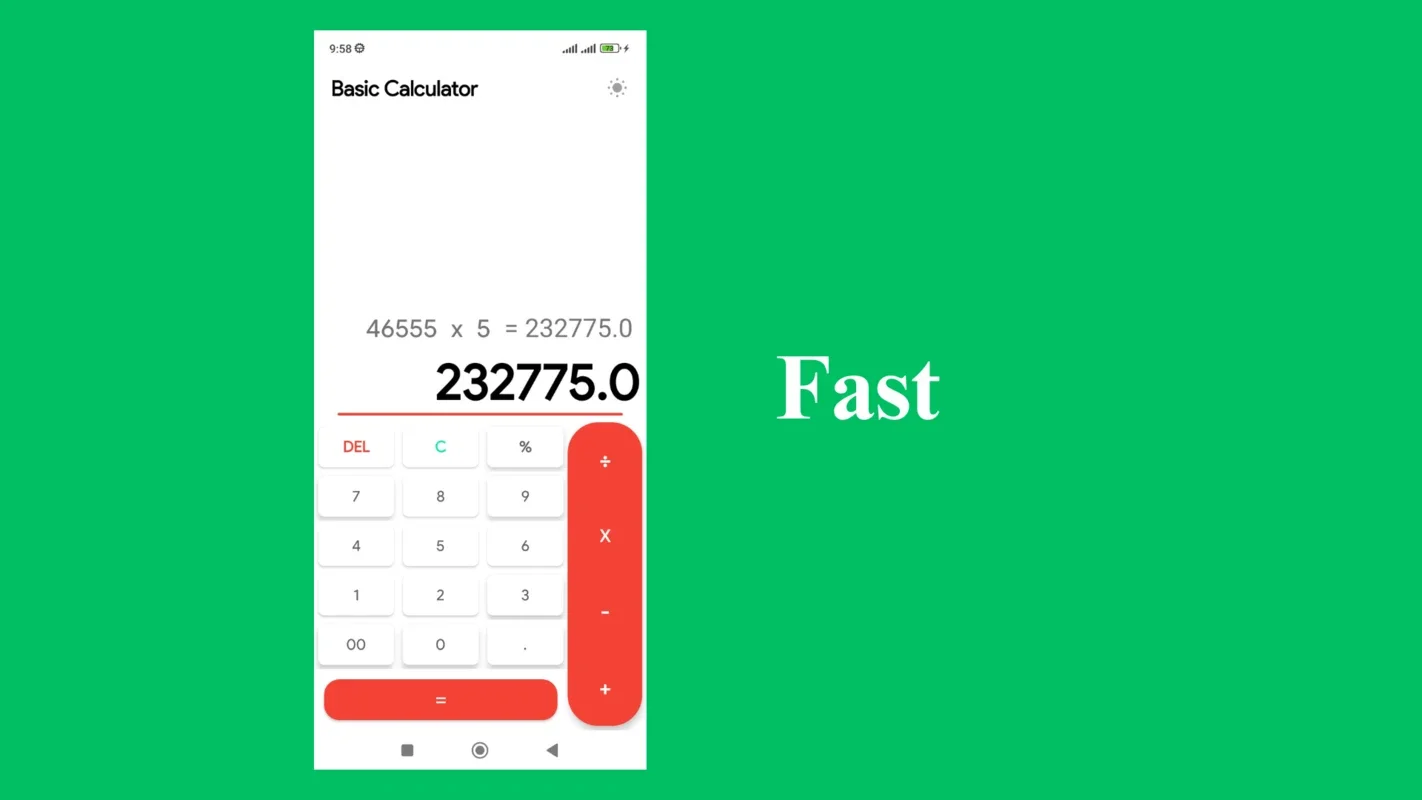 Basic Calculator for Android - No Downloading Needed! (Android)