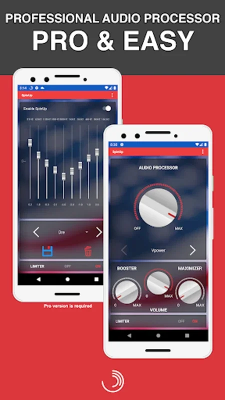 Volume Booster - SpinUp for Android - Enhance Mobile Audio