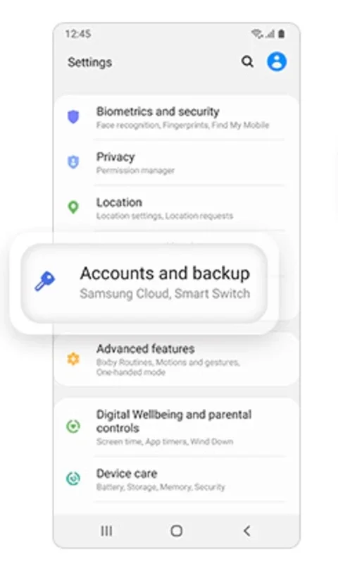 Samsung Cloud for Android - Secure Your Device Data