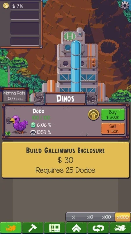 Idle Dino Zoo for Android - Engaging Dino Park Management