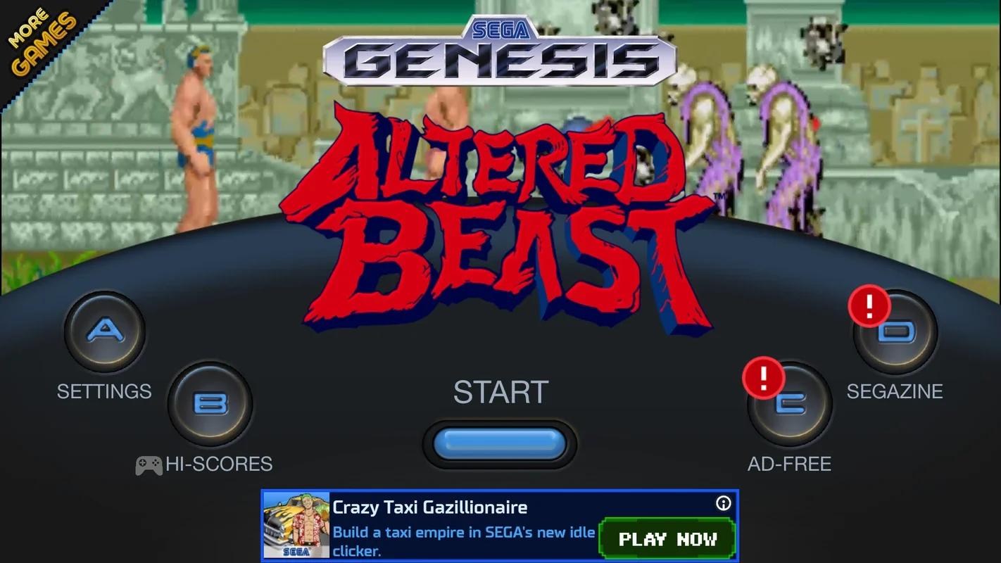 Altered Beast Classic for Android - Mythical Challenges Await