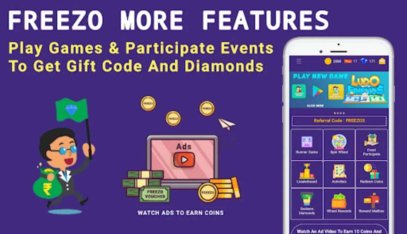 Freezo Diamonds for Android - Fun and Rewards at Your Fingertips