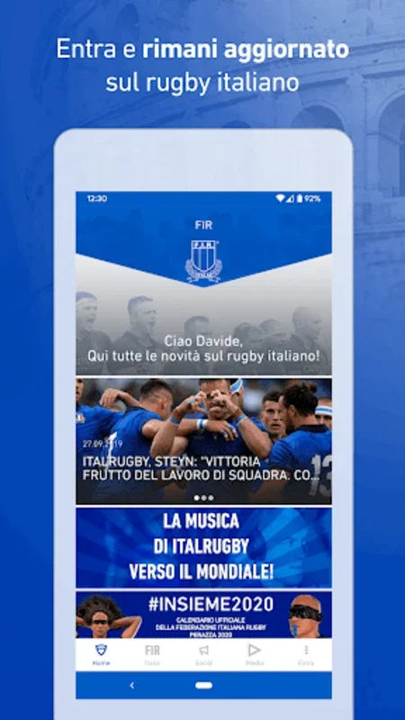 Federazione Italiana Rugby (FI) for Android - Ultimate Rugby App