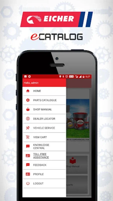 Eicher eCATALOG for Android - Streamlined Parts Search