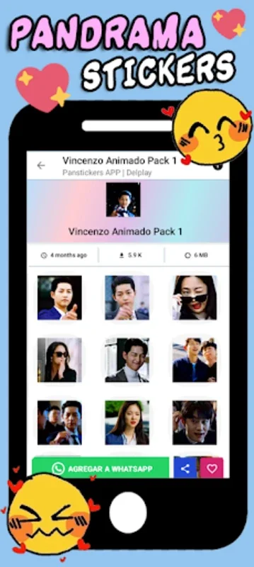 Panstickers Dramas - WASticker for Android: Enhance Chats