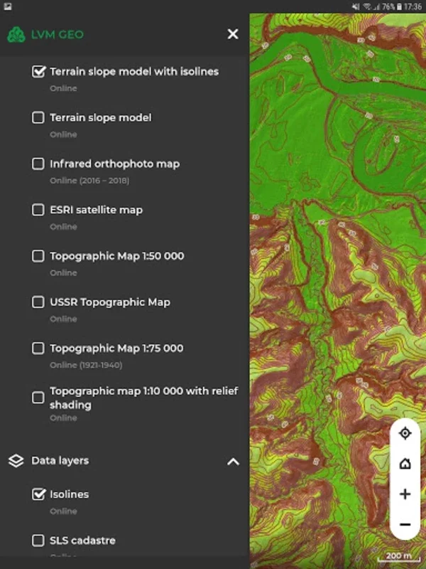 LVM GEO - Recreation and Work for Android: Robust Mapping Solution