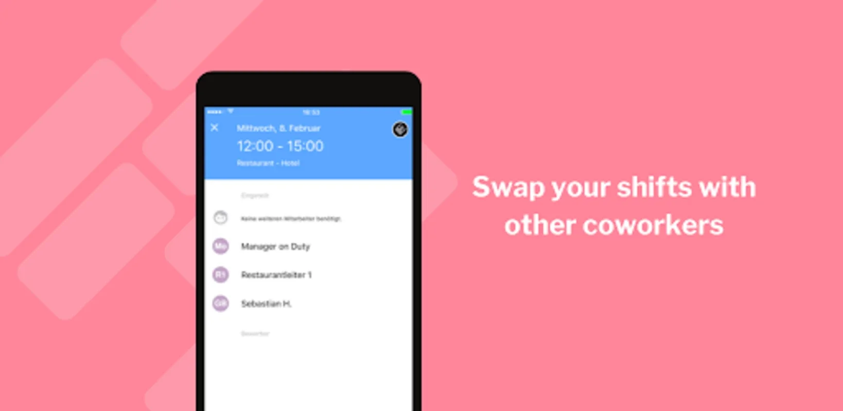 Staffomatic - App for Users on Android: Streamline Shift Management