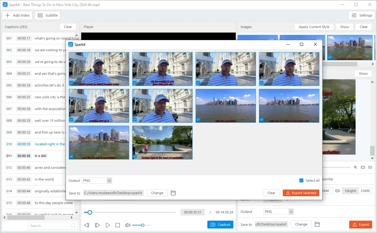 Sparkit for Windows - Transform Videos into Images