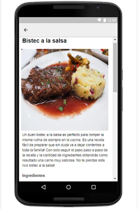 Recetas de Carnes Gratis a la Parrilla y al Horno for Android - Master Meat Recipes