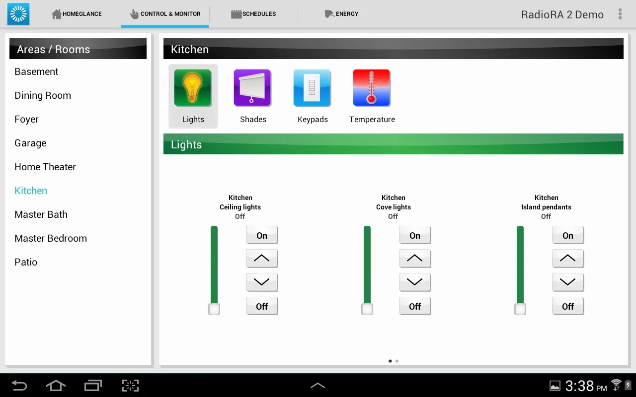 Lutron Home Control for Android - Manage Your Home Remotely