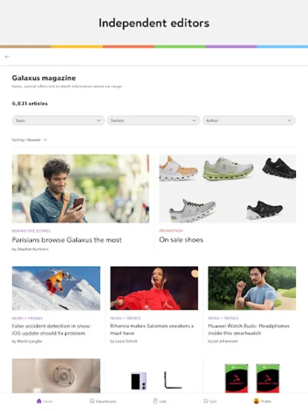 Galaxus – your online shop for Android - Shop with Ease and Transparency