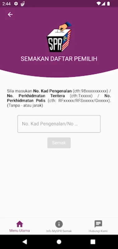 MySPR Semak for Android: Streamline Your Voting