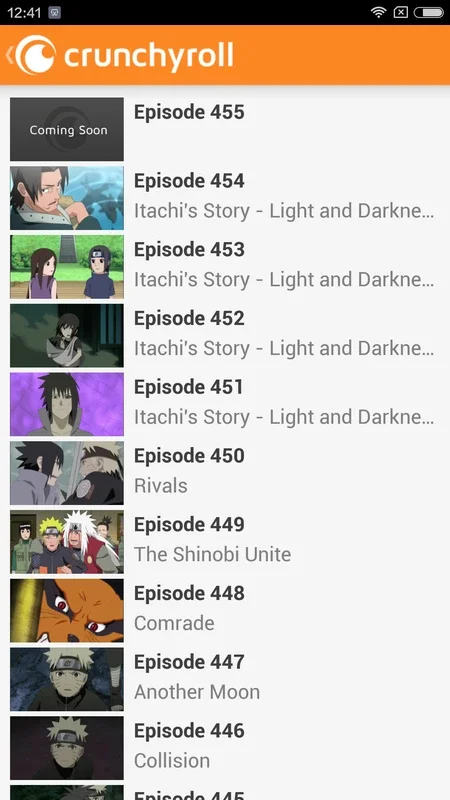 Naruto for Android - Free Episodes at Your Fingertips