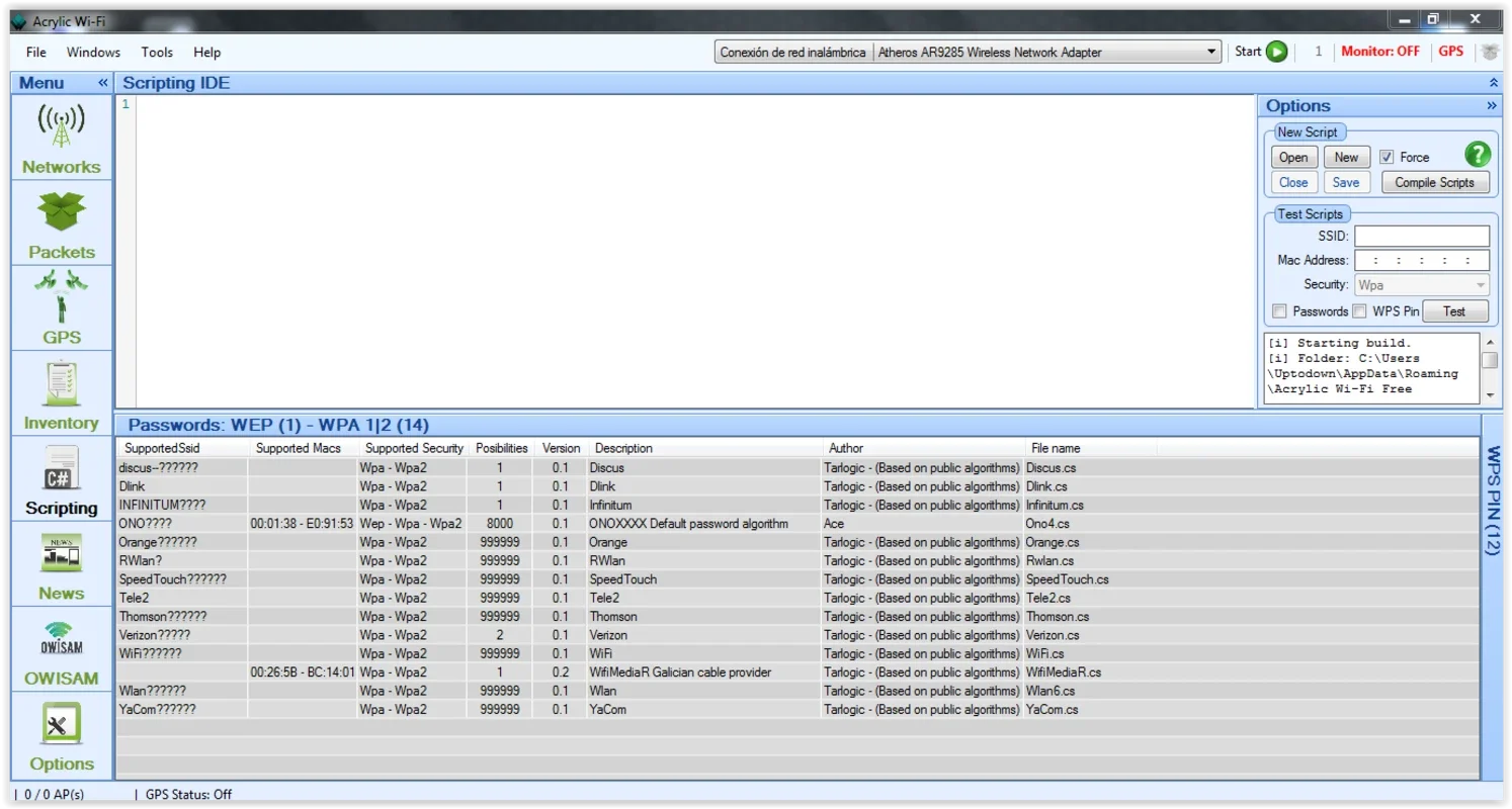 Acrylic WiFi Free for Windows - Network Analysis Made Easy