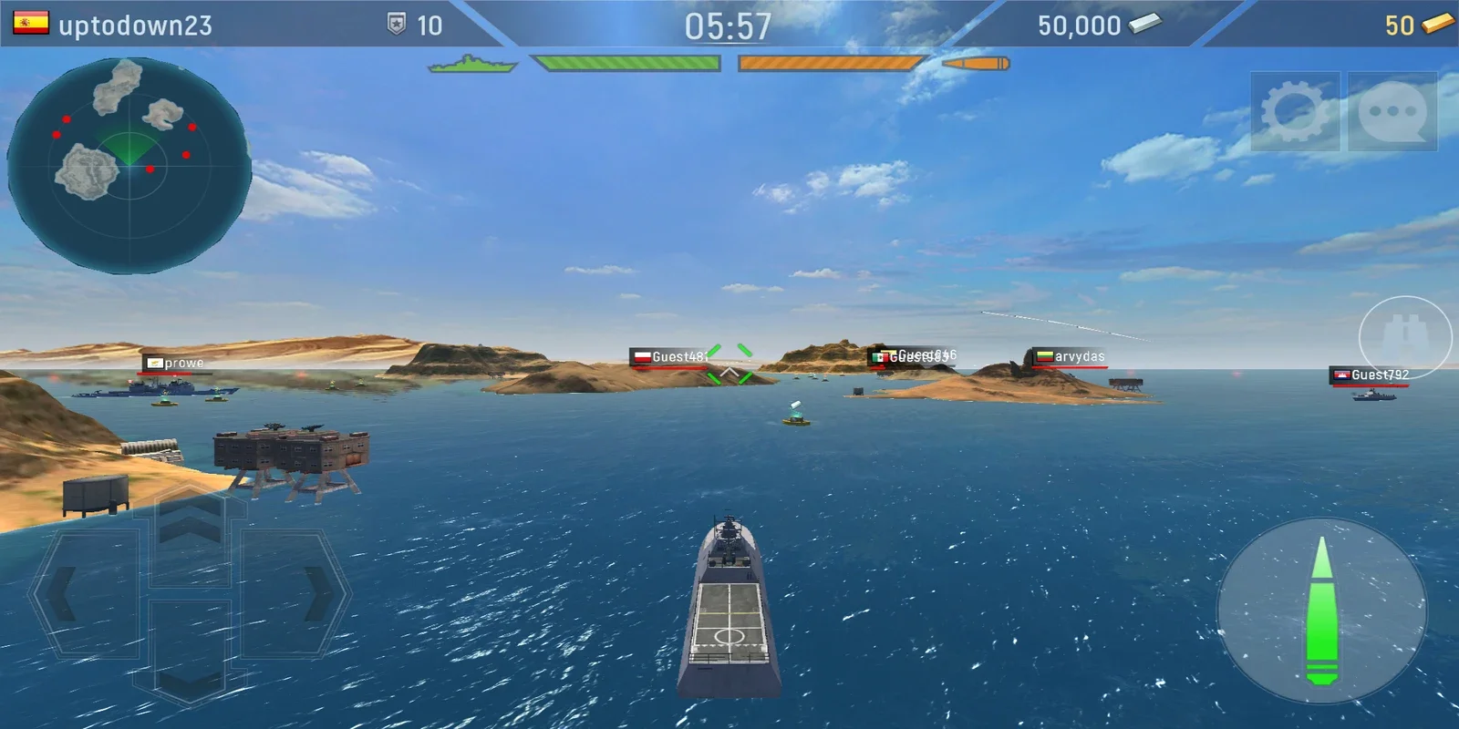 Naval Armada for Android - Immersive Naval Warfare