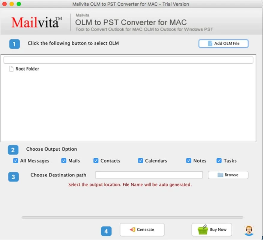 Mailvita OLM to PST Converter For Mac: Efficient Conversion