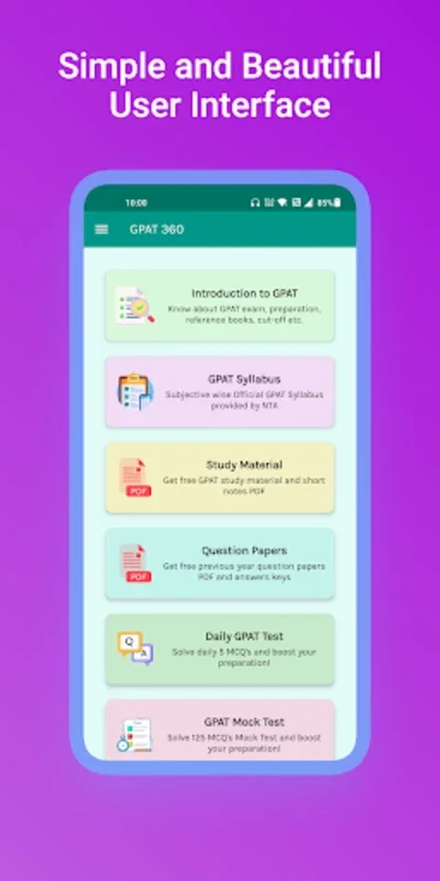 GPAT 360 for Android - Ideal for GPAT Exam Preparation