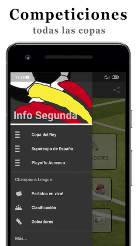 Info Liga 123 for Android - Get Real-Time Soccer Updates