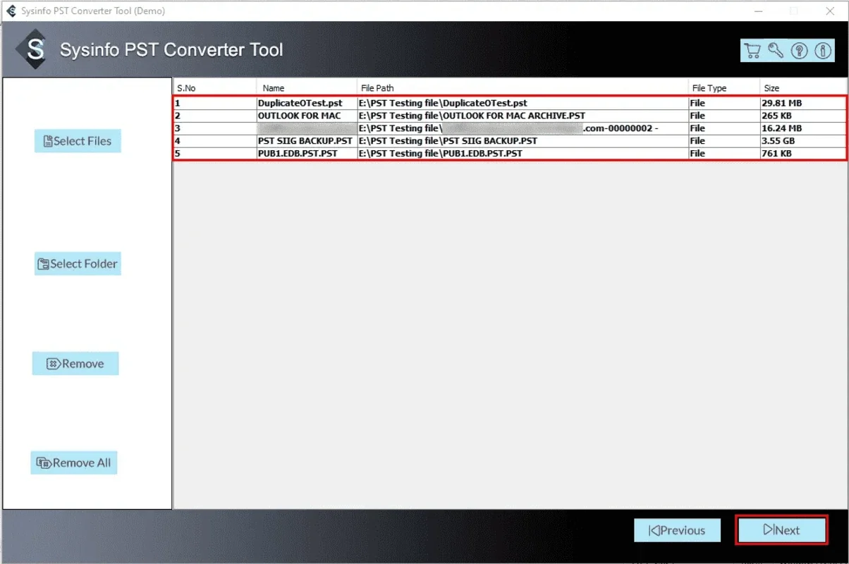 Sysinfo PST Converter for Windows - Convert PST Files Easily