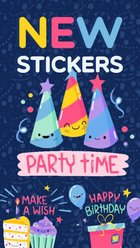 Stickers Happy Birthday for Android - Send Unique Birthday Wishes