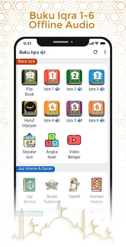 Buku Iqra' 1 2 3 4 5 6 Lengkap for Android - Enhance Quran Learning