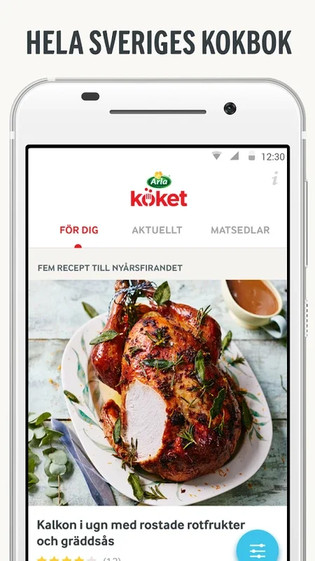 Arla Köket for Android: Simplify Cooking with 6500+ Recipes