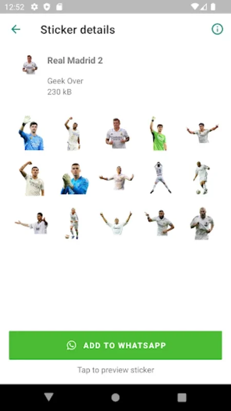 Real Madrid Stickers for Android - Express Your Fan Pride