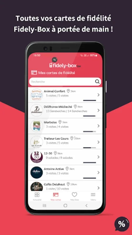 Fidely-Box for Android - Manage Loyalty Cards & Local Deals