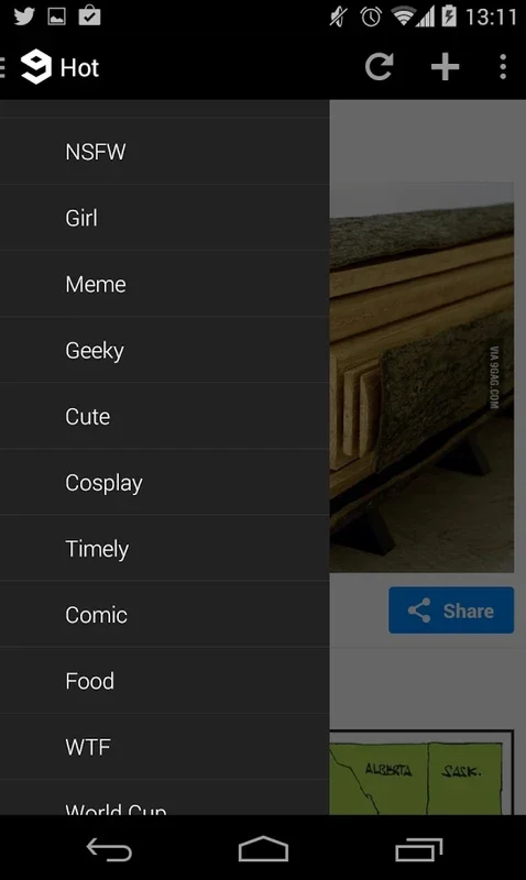 9GAG for Android - Access All Content on Your Device