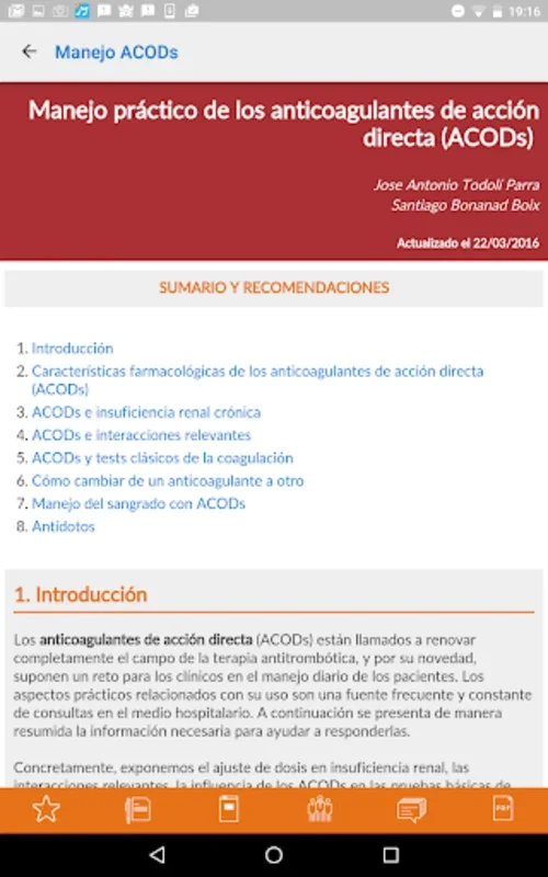 Medicina Consultiva for Android: Aiding Medical Specialists in Perioperative Care