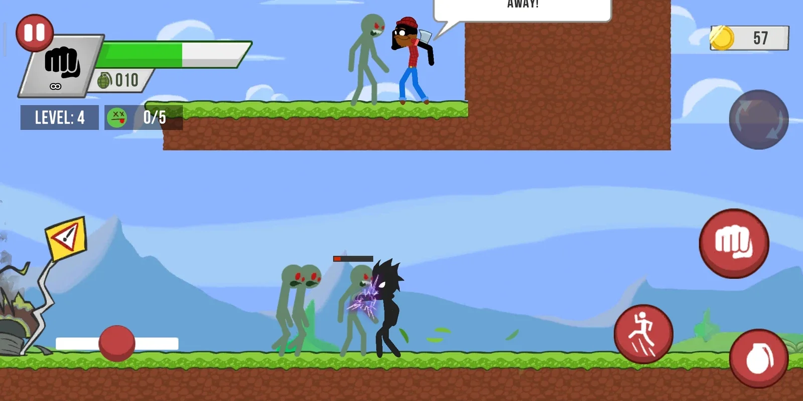 Stickman Zombie Shooter on Android: Thrilling Zombie - Slaying Action